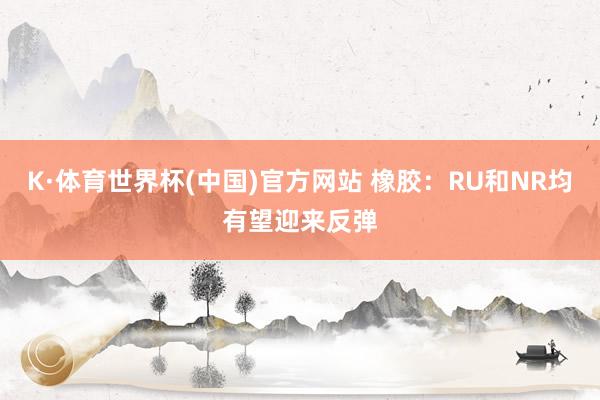 K·体育世界杯(中国)官方网站 橡胶:RU和NR均有望迎来反弹