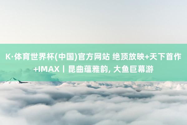 K·体育世界杯(中国)官方网站 绝顶放映+天下首作+IMAX丨昆曲蕴雅韵， 大鱼巨幕游